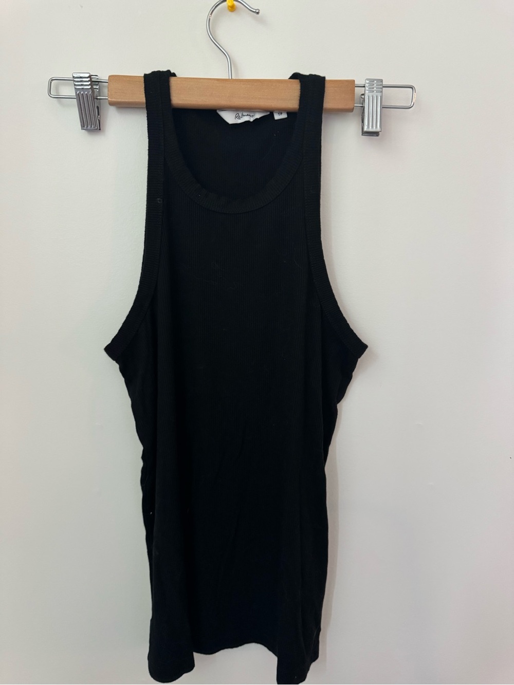 Black Ribbed Racerback Tank Top - Reitmans